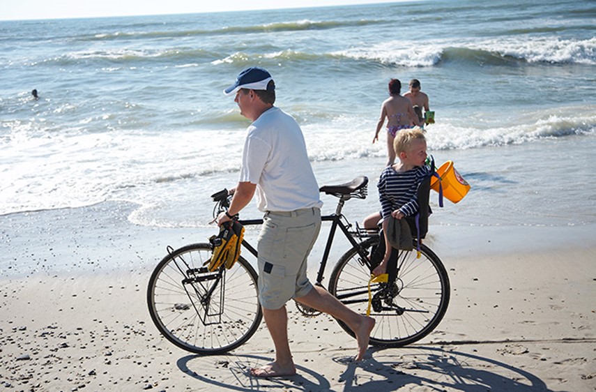 Stranden Cykel